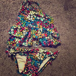 Floral tankini